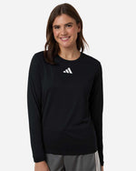 Women's Pregame Long Sleeve T-Shirt - Black/ White
