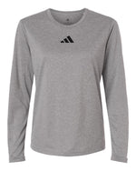 Women's Pregame Long Sleeve T-Shirt - Medium Grey Heather/ Black