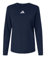 Women's Pregame Long Sleeve T-Shirt - Team Navy Blue/ White