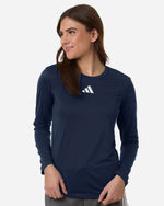 Women's Pregame Long Sleeve T-Shirt - Team Navy Blue/ White