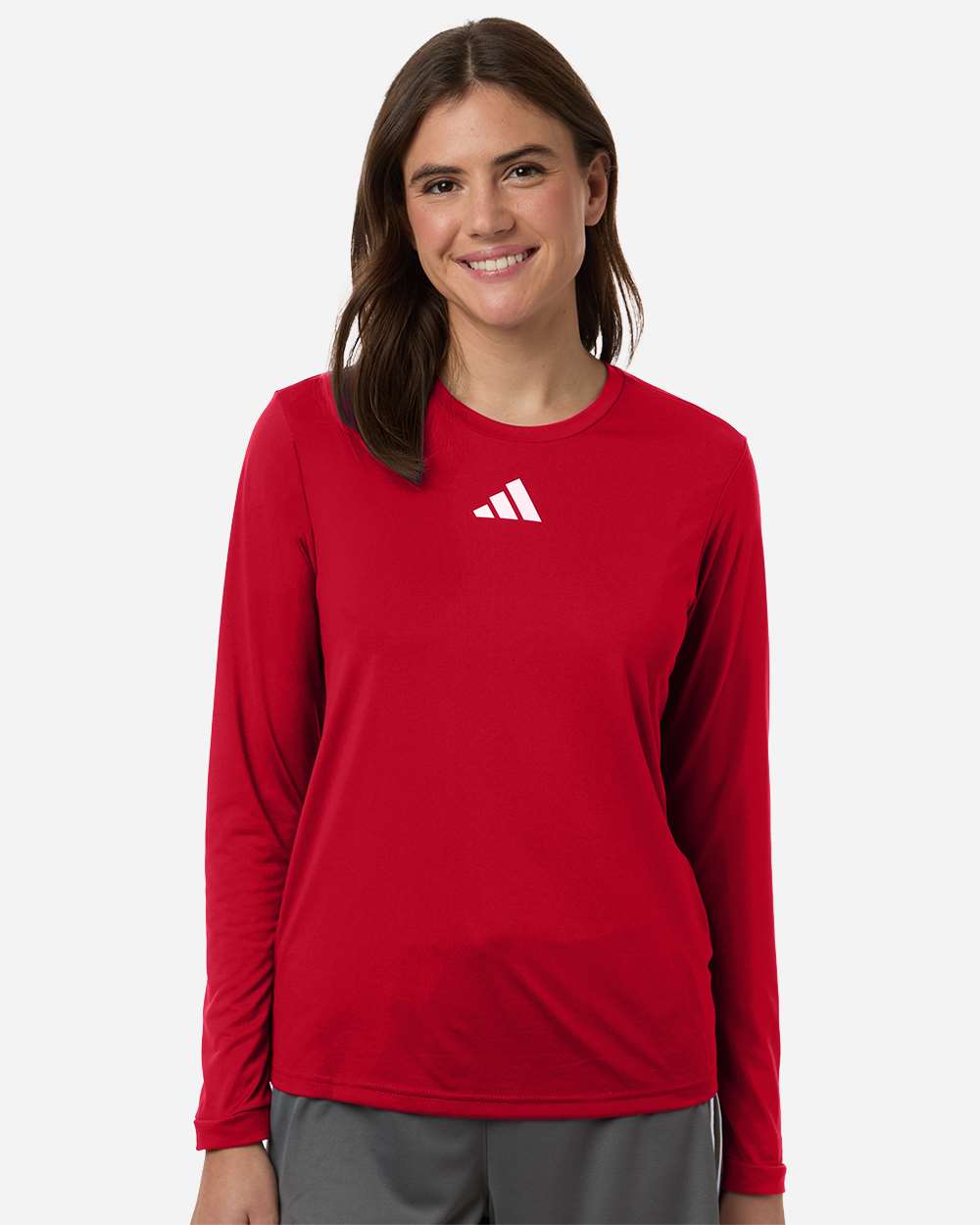 Women's Pregame Long Sleeve T-Shirt - Team Power Red/ White