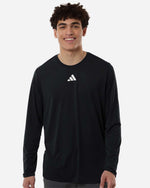 Men's Pregame Long Sleeve T-Shirt - Black/ White