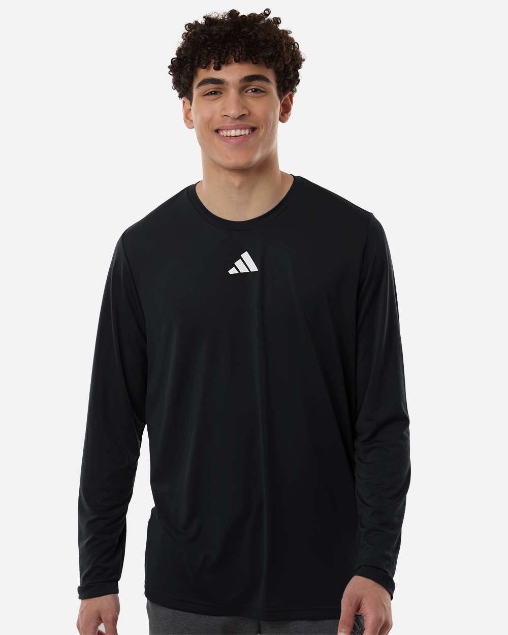 Men's Pregame Long Sleeve T-Shirt - Black/ White