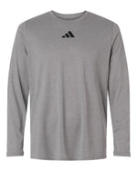 Men's Pregame Long Sleeve T-Shirt - Medium Grey Heather/ Black