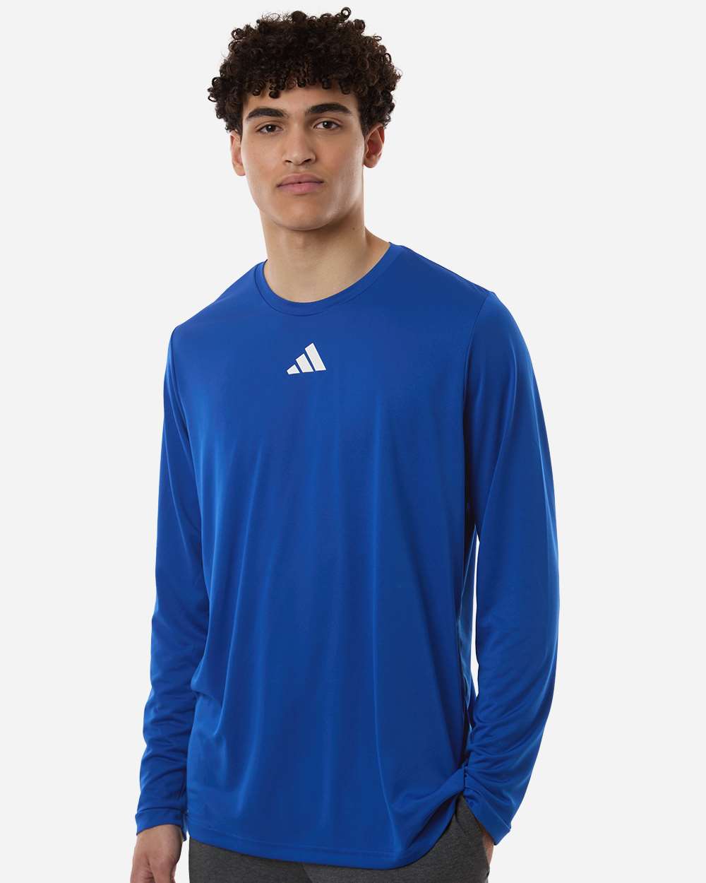 Men's Pregame Long Sleeve T-Shirt - Team Royal Blue/ White