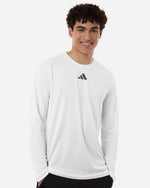 Men's Pregame Long Sleeve T-Shirt - White/ Team Grey Four