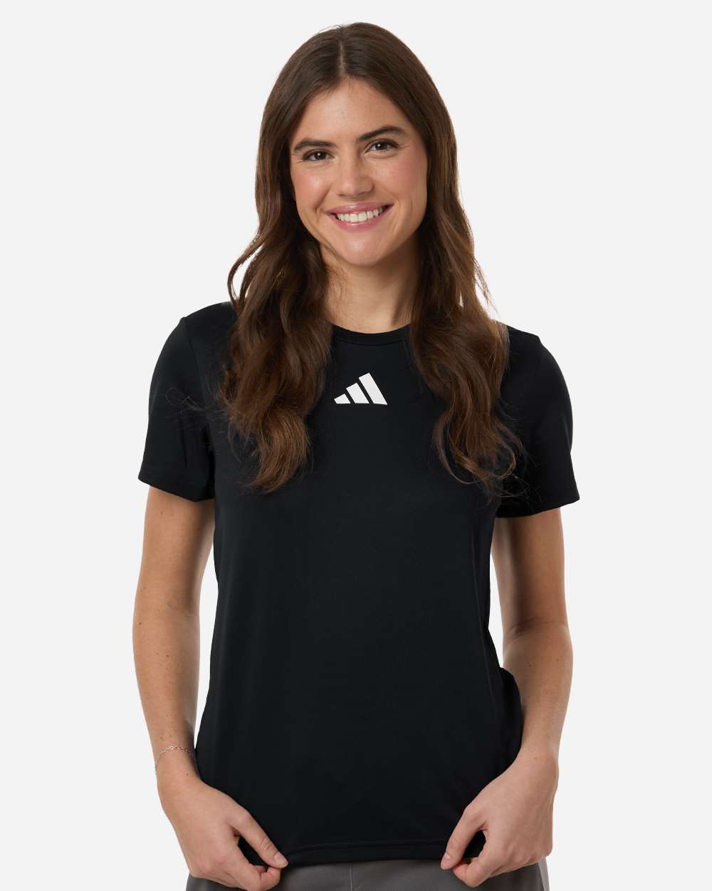 Women's Pregame T-Shirt - Black/ White