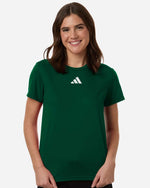 Women's Pregame T-Shirt - Dark Green/ White