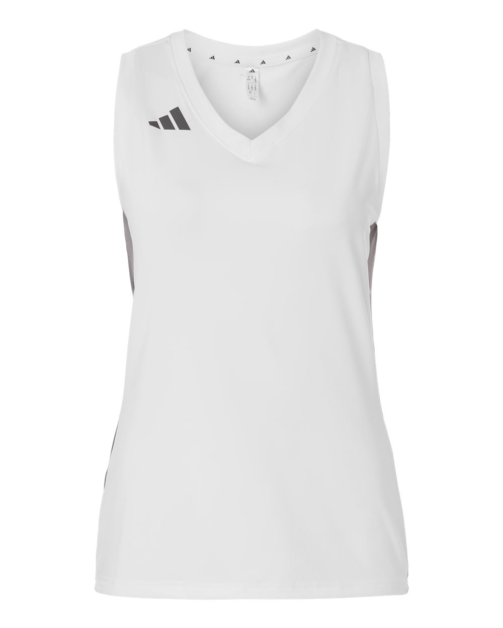 Women's Quickset V-Neck Sleeveless Jersey - White