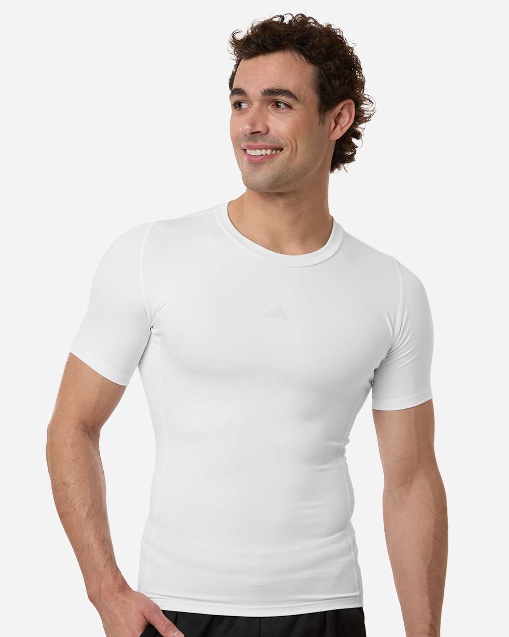 Men's Techfit Compression T-Shirt - White