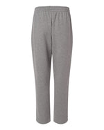 Men's Fleece Sweatpants - Medium Grey Heather/ White