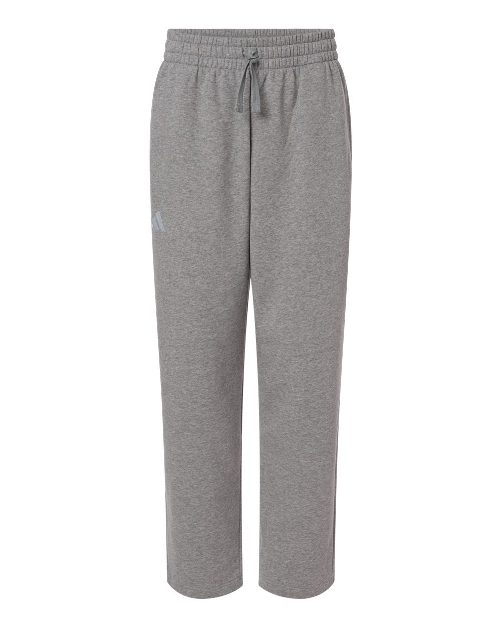 Men's Fleece Sweatpants - Medium Grey Heather/ White