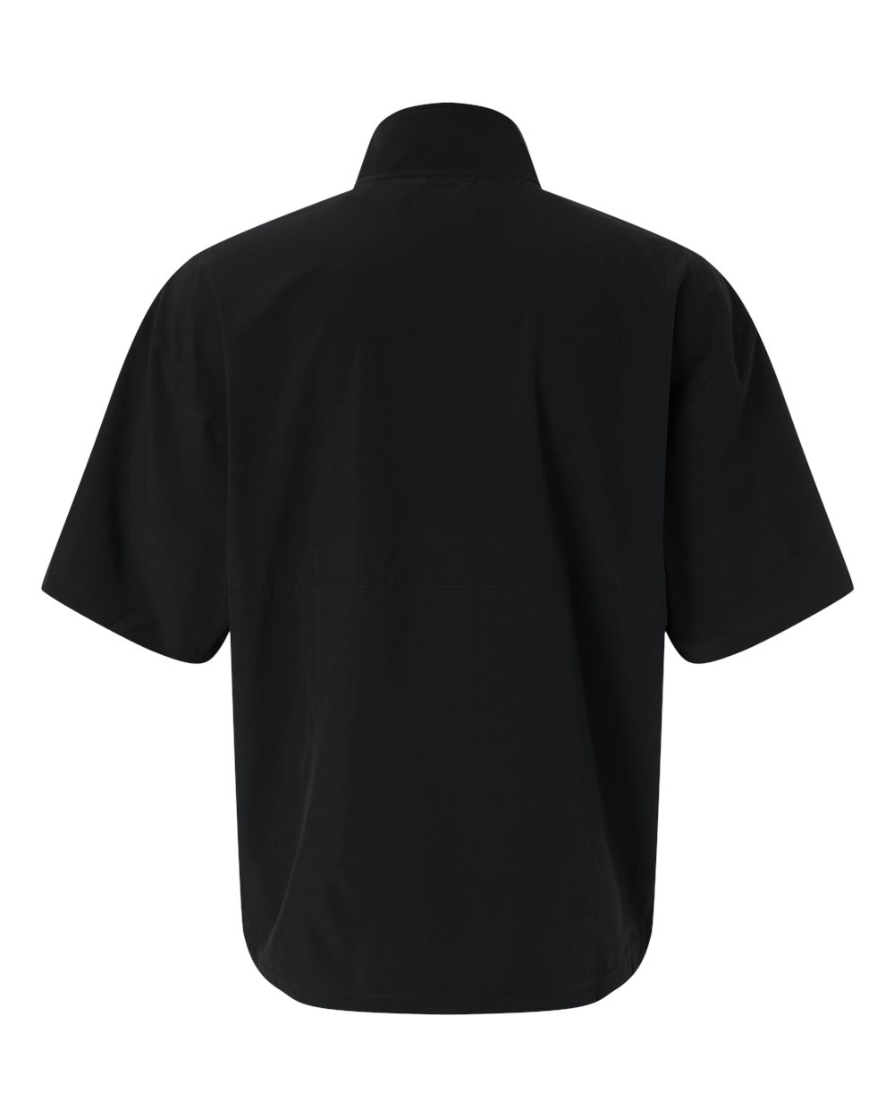 Men's Short Sleeve Quarter-Zip Pullover - Black/ White