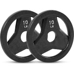 Champion Sports JFIT Cast Iron Grip Plate - 10 lb / Set of 2
