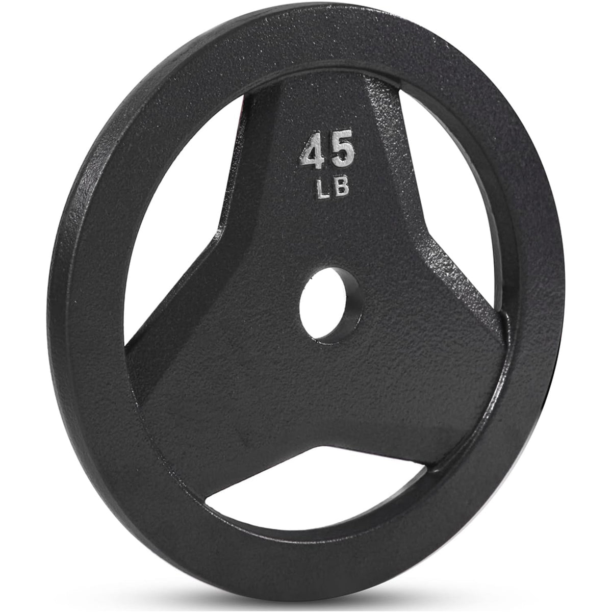 Champion Sports JFIT Cast Iron Grip Plate - 45 lb / Single