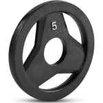Champion Sports JFIT Cast Iron Grip Plate - 5 lb / Single