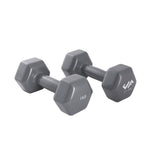 Champion Sports JFIT Vinyl Dumbbell - Pair - 15 lb Pair