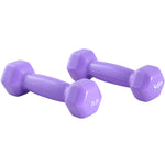 Champion Sports JFIT Vinyl Dumbbell - Pair - 2 lb Pair