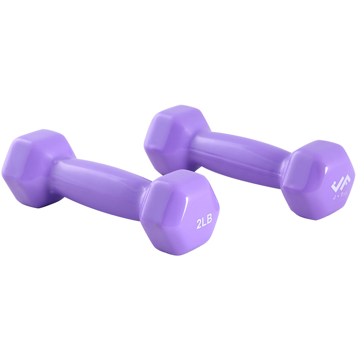 Champion Sports JFIT Vinyl Dumbbell - Pair - 2 lb Pair