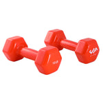 Champion Sports JFIT Vinyl Dumbbell - Pair - 10 lb Pair