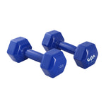 Champion Sports JFIT Vinyl Dumbbell - Pair - 12 lb Pair