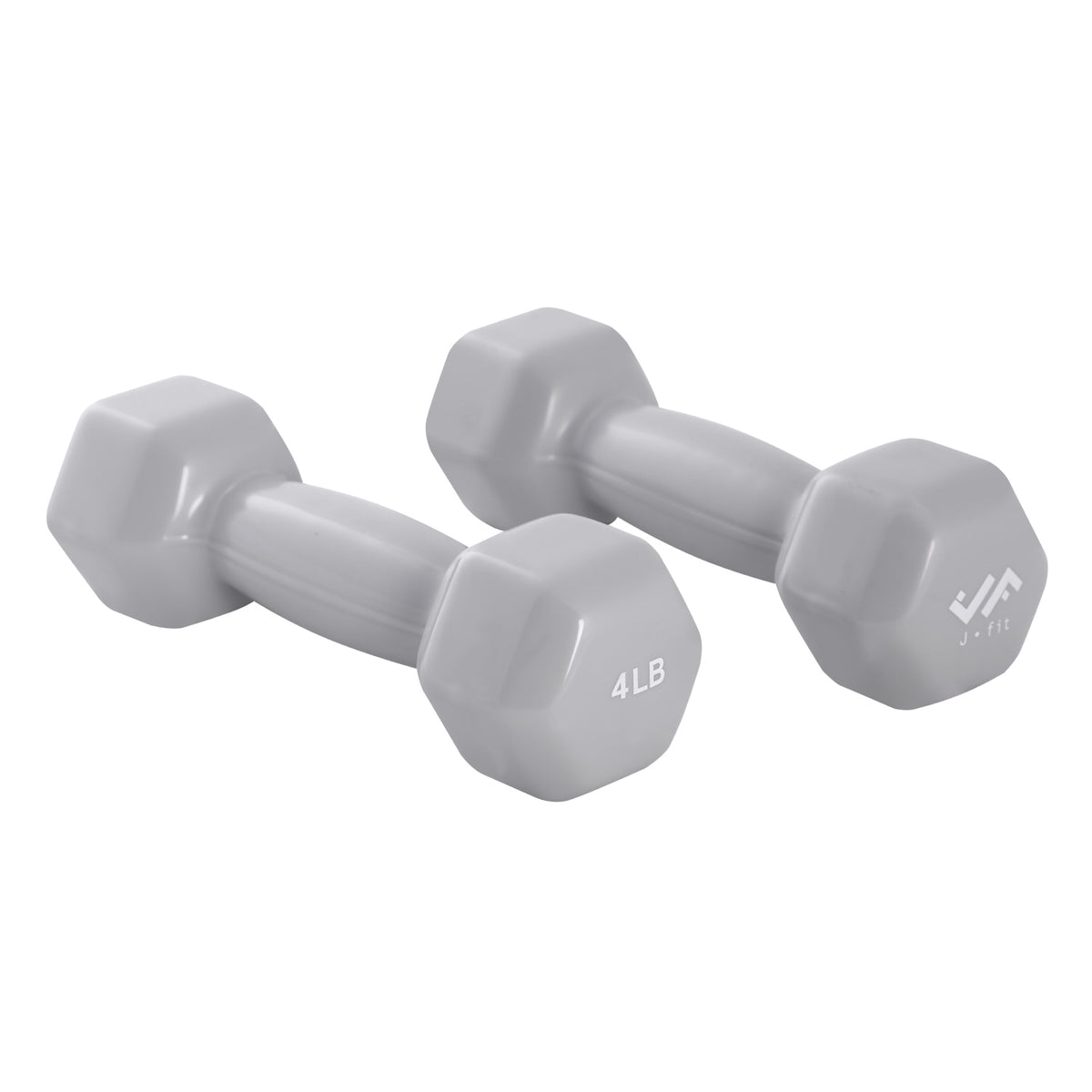 Champion Sports JFIT Vinyl Dumbbell - Pair - 4 lb Pair