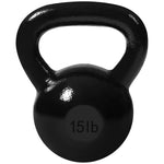 Champion Sports JFIT Cast Iron Kettlebell - 15 lb