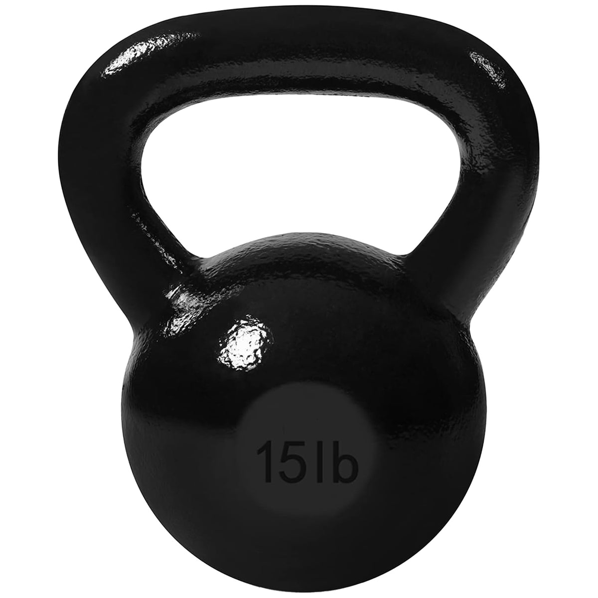 Champion Sports JFIT Cast Iron Kettlebell - 15 lb