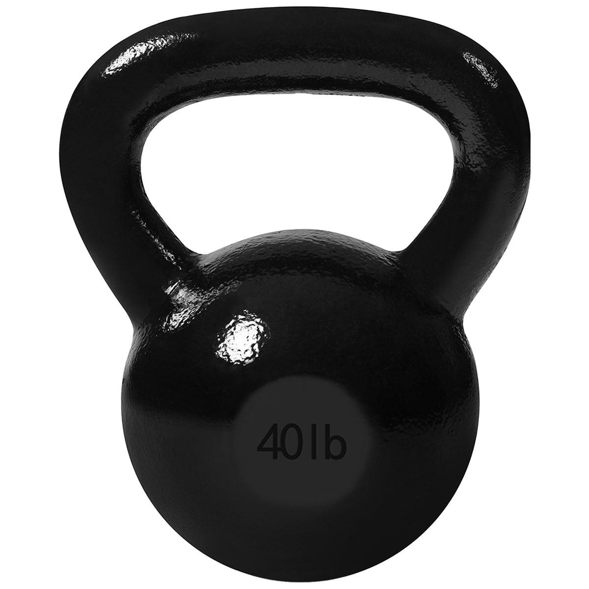 Champion Sports JFIT Cast Iron Kettlebell - 40 lb