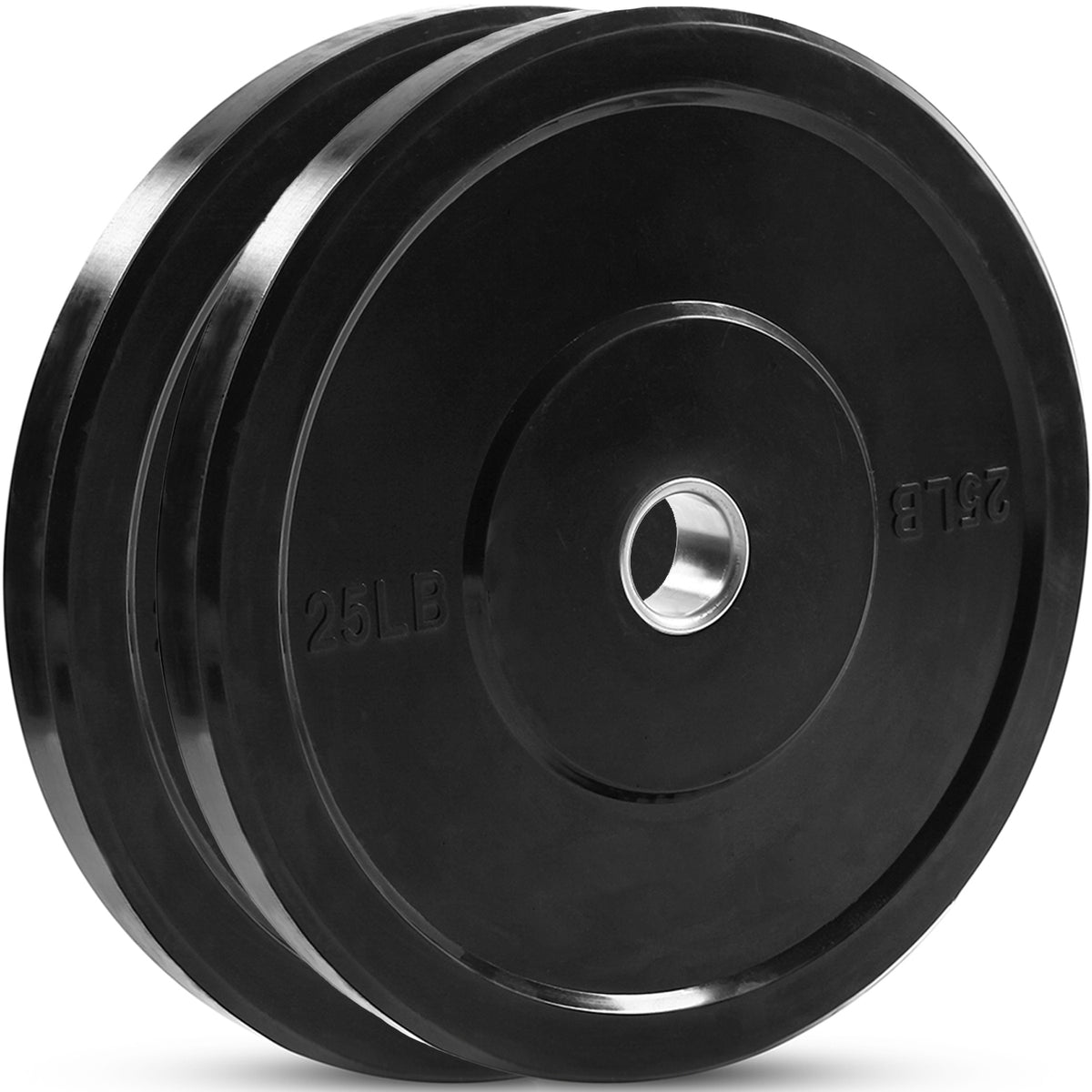 Champion Sports JFIT Rubber Bumper Plate - 25 lb / Pair