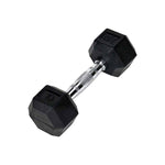 Champion Sports JFIT Rubber Hex Dumbbell - 10 lb
