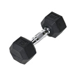 Champion Sports JFIT Rubber Hex Dumbbell - 15 lb