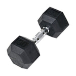 Champion Sports JFIT Rubber Hex Dumbbell - 30 lb