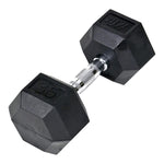 Champion Sports JFIT Rubber Hex Dumbbell - 35 lb
