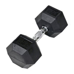 Champion Sports JFIT Rubber Hex Dumbbell - 40 lb