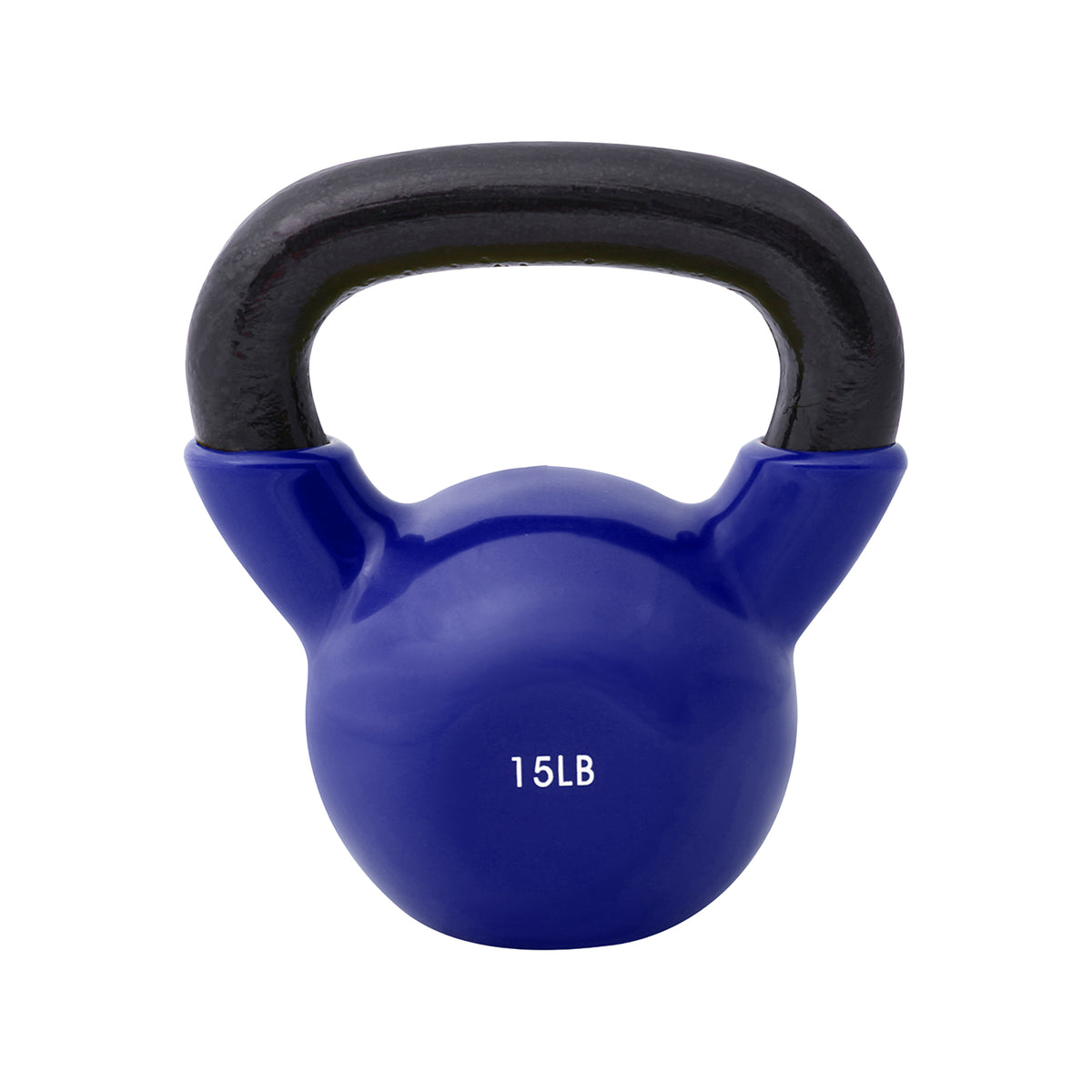 Champion Sports JFIT Vinyl Kettlebell - 15 lb