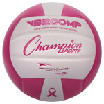 Champion Sports Cordley Composite Volleyball - Pink/White