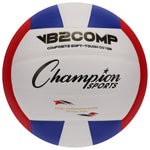 Champion Sports Cordley Composite Volleyball - Red/White/Blue