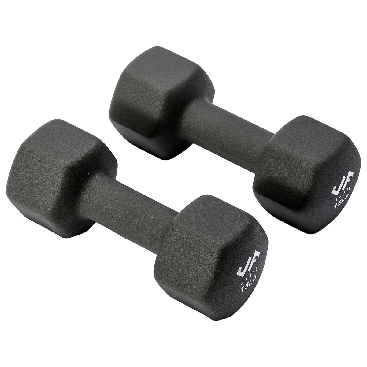 Champion Sports JFIT Neoprene Dumbbell Pair - 15 lb