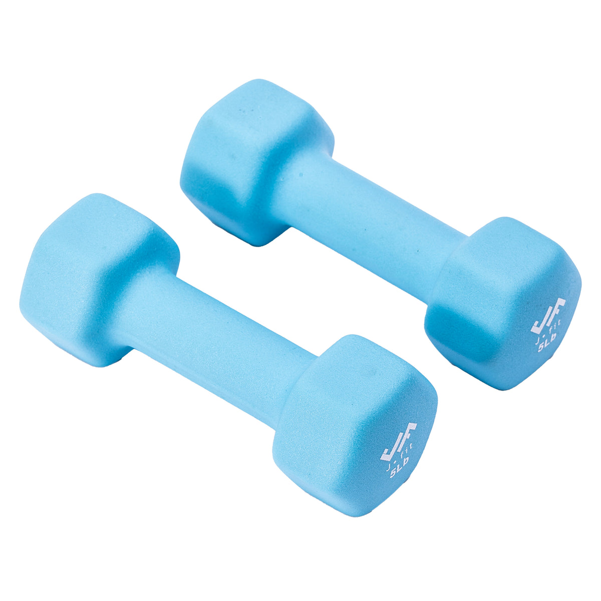 Champion Sports JFIT Neoprene Dumbbell Pair - 5 lb