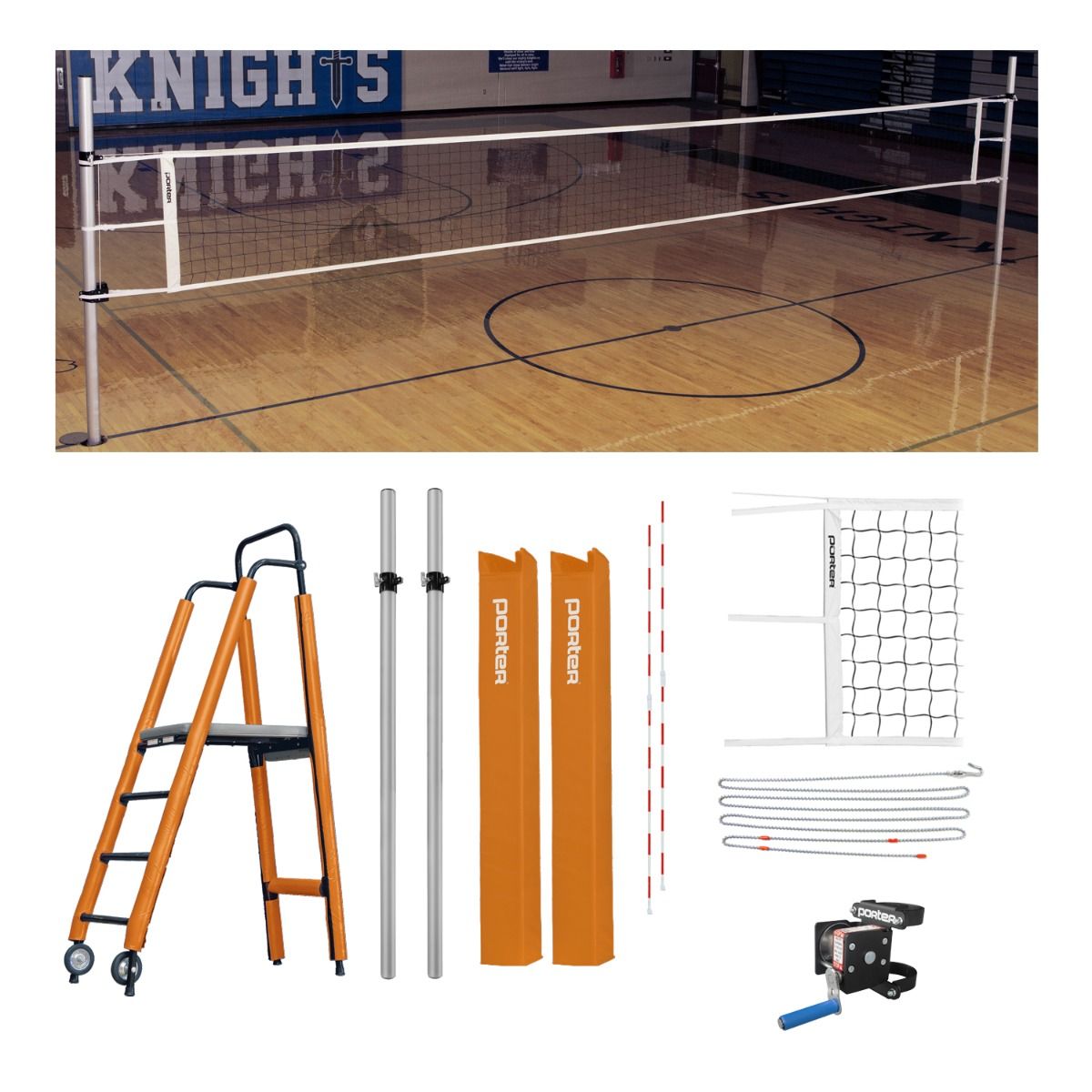 Porter Powr Rib II VB Competition Plus Package; 3"; Pads