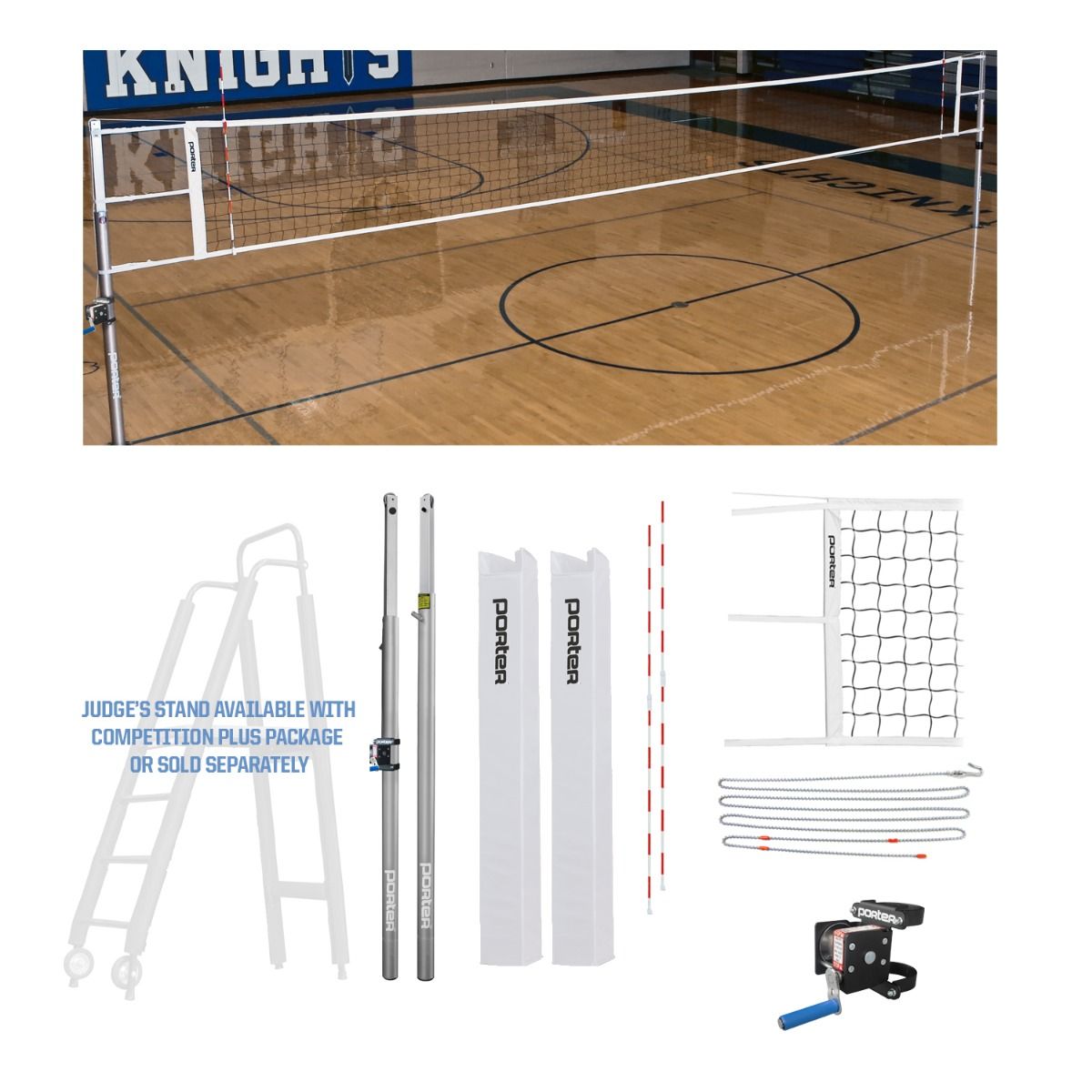 Porter Powr Line VB Competition Package; 3"; Pads
