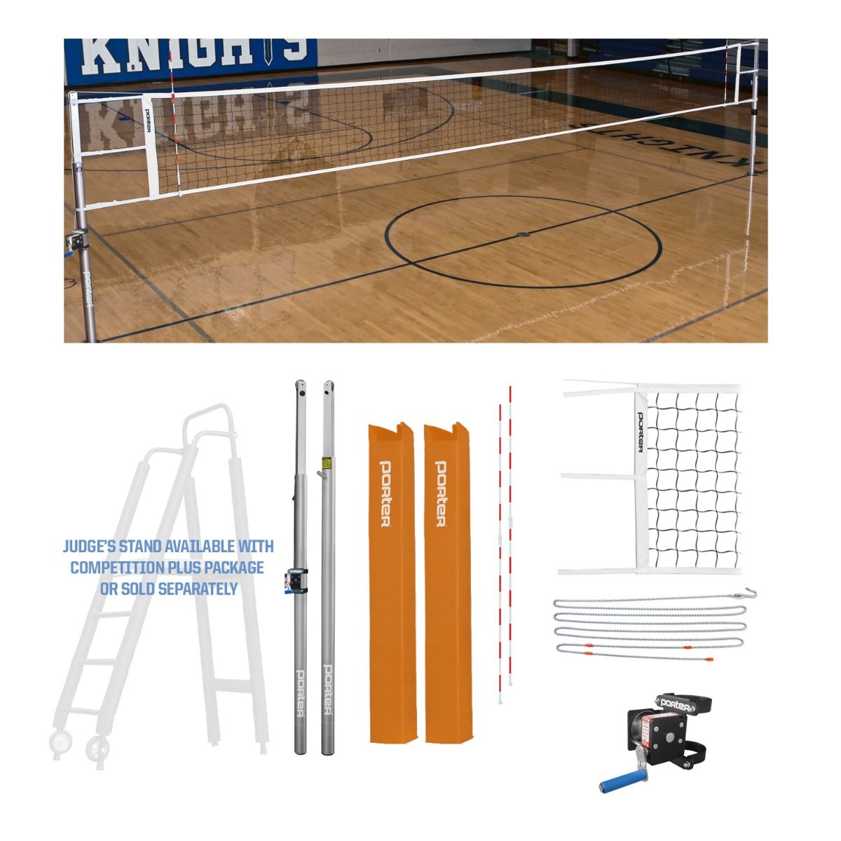 Porter Powr Line VB Competition Package; 3"; Pads
