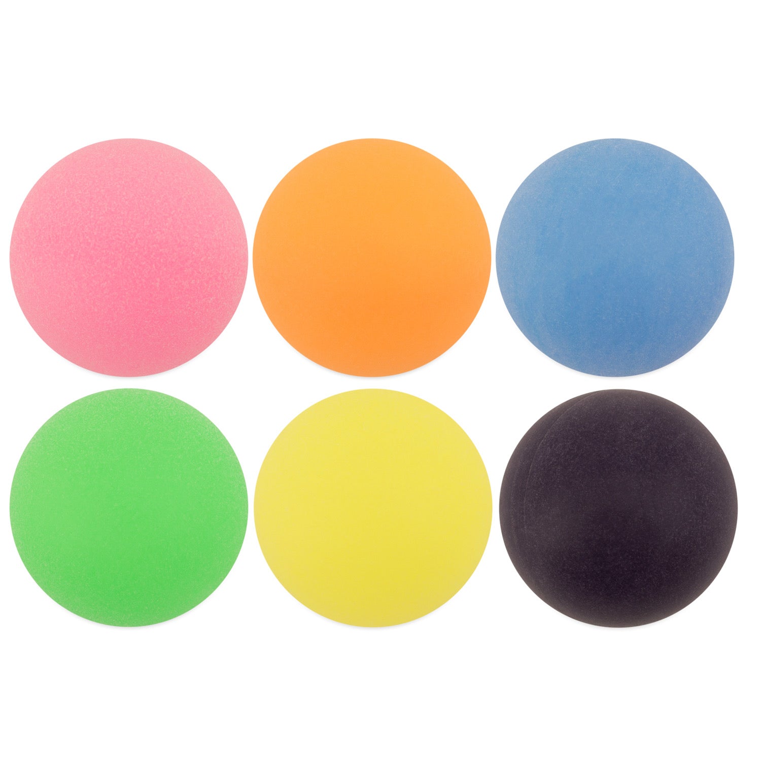 Champion Sports 1-Star Table Tennis Balls - Pack of 6 - Assorted