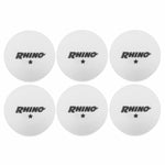 Champion Sports 1-Star Table Tennis Balls - Pack of 6 - White