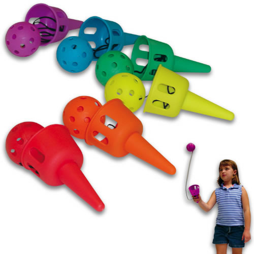 Athletic Connection Cup Ball Set Of 6 Colors