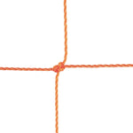Champion Sports 2.5 mm Beginner Soccer Net, Orange - Pair