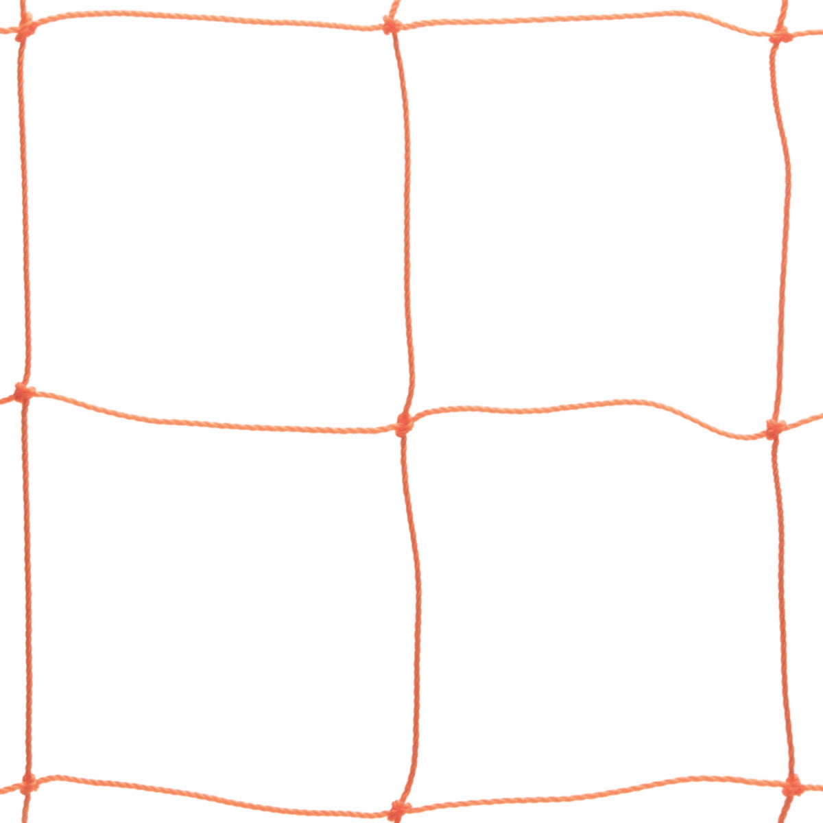 Champion Sports 2.5 mm Beginner Soccer Net, Orange - Pair