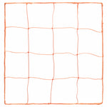 Champion Sports 2.5 mm Beginner Soccer Net, Orange - Pair