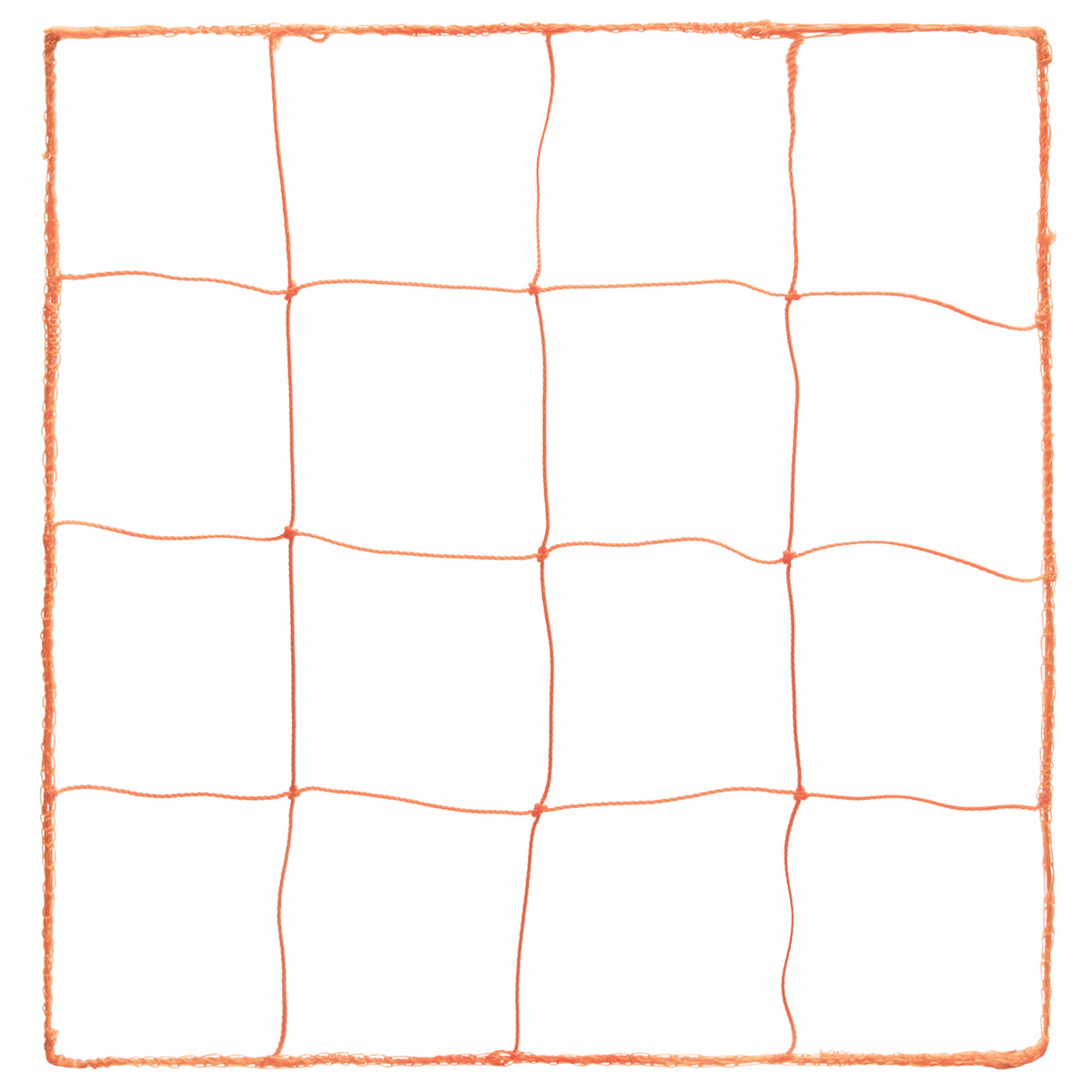 Champion Sports 2.5 mm Beginner Soccer Net, Orange - Pair
